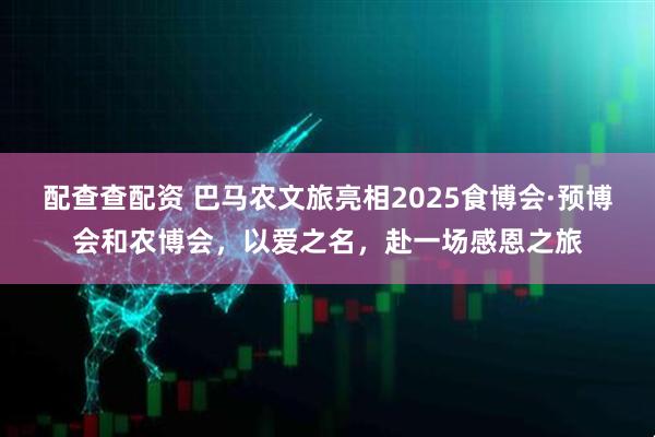 配查查配资 巴马农文旅亮相2025食博会·预博会和农博会，以爱之名，赴一场感恩之旅